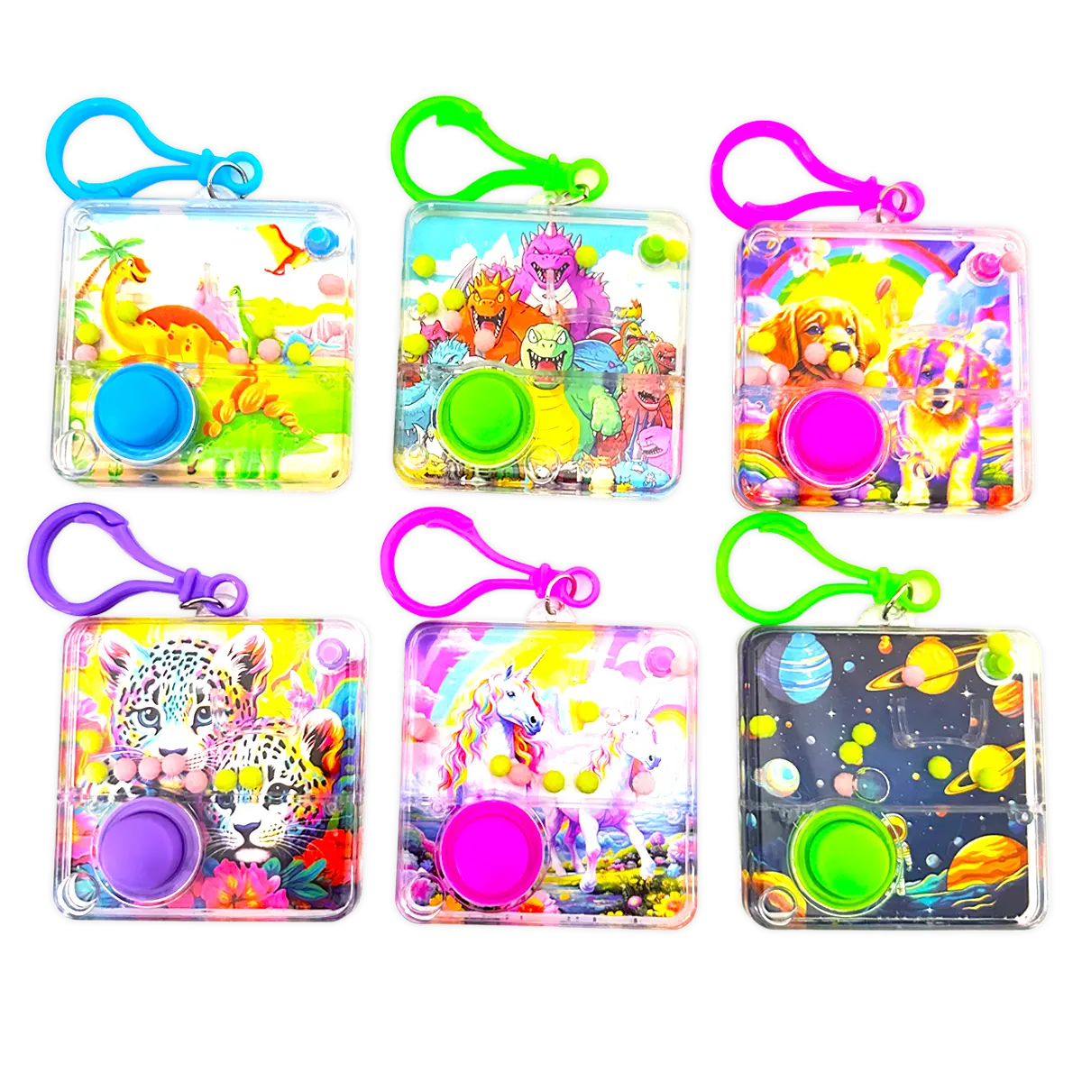 Aqua Ring Water Toss Game Keychain - 12 Pieces Per Retail Ready Display 25068 KIPP BROTHERS
