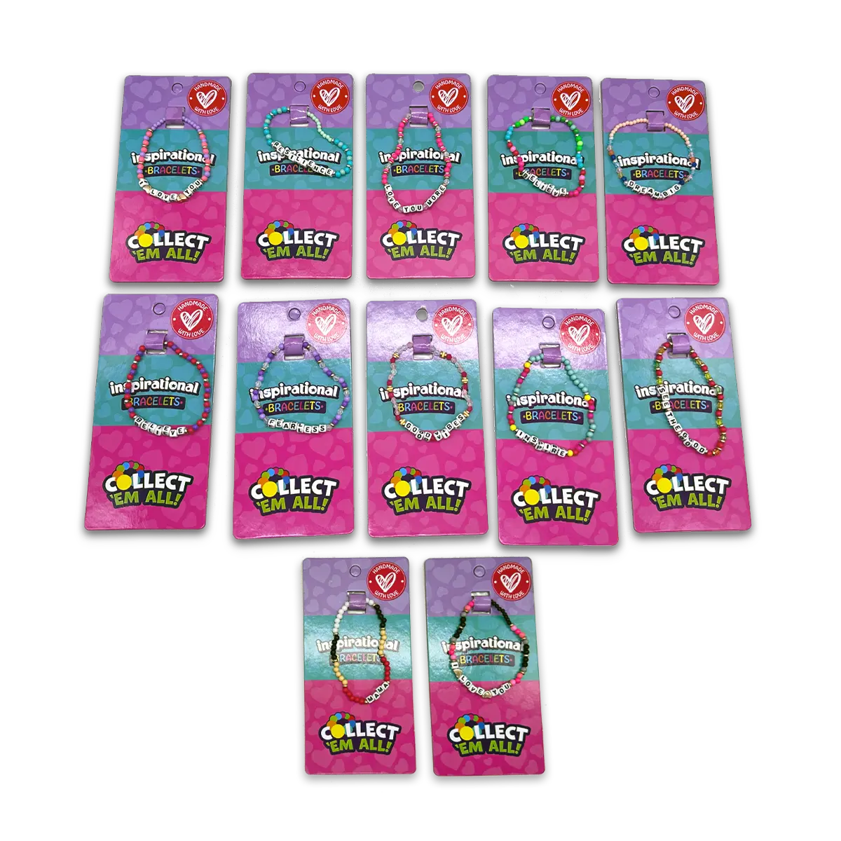 Friendship Inspirational Bead Bracelet - 24 Pieces Per Retail Ready Display 25081 KIPP BROTHERS