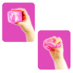 Squish and Squeeze Cube Ball Toy - 12 Pieces Per Retail Ready Display 25082 KIPP BROTHERS