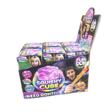 Fun Doh Cubo Mágico Blando para Apretar de Liberación Lenta - 12 Piezas por Exhibidor Listo para Venta al por Menor 25082