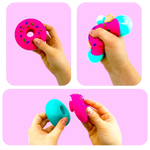 Squish and Squeeze Donut Toy - 12 Pieces Per Retail Ready Display 25083 KIPP BROTHERS