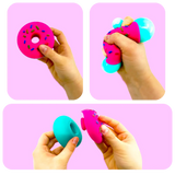 Squish and Squeeze Donut Toy - 12 Pieces Per Retail Ready Display 25083 KIPP BROTHERS