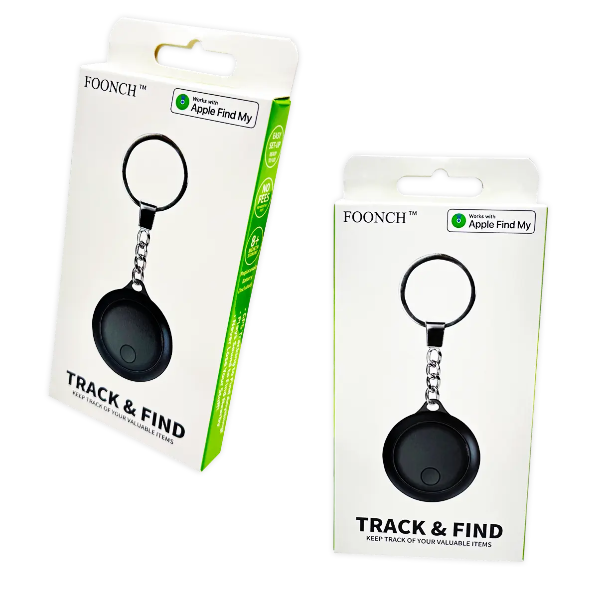 GPS Tracker Key Chain Apple Find My™ Compatible - 6 Pieces Per Retail Ready Display 25086 GADGET GEAR