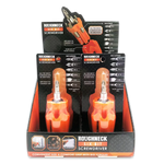 Screwdriver Short Handle with 6 Bits - 6 Pieces Per Retail Ready Display 25087 ROUGHNECK