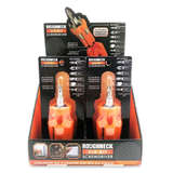 Screwdriver Short Handle with 6 Bits - 6 Pieces Per Retail Ready Display 25087 ROUGHNECK