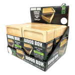 Wood Storage Box with Wood Tray Lid- 6 Pieces Per Retail Ready Display 25100 SMOKEZILLA