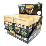 Wood Storage Box with Wood Tray Lid- 6 Pieces Per Retail Ready Display 25100 SMOKEZILLA