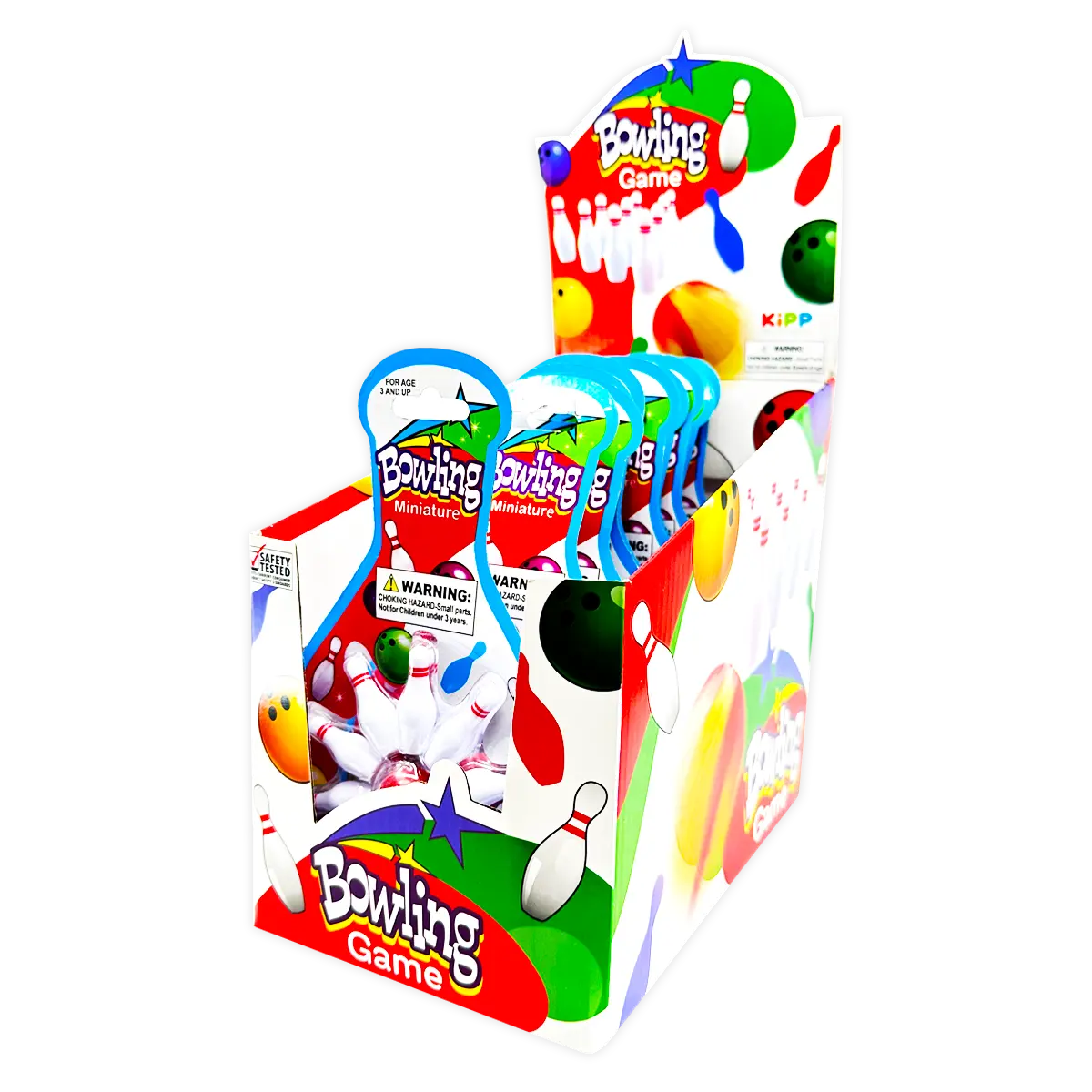 Mini Bowling Game - 12 Pieces Per Retail Ready Display 25102 KIPP BROTHERS