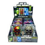 Light-Up Skull Glass Ashtray - 6 Per Retail Ready Display 25121 SMOKEZILLA