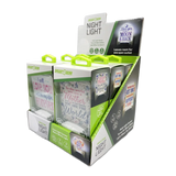 Auto On/Off Sensor Night Light AC Wall - 6 Pieces Per Retail Ready Display 25122 GADGET GEAR