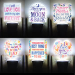 Auto On/Off Sensor Night Light AC Wall - 6 Pieces Per Retail Ready Display 25122 GADGET GEAR