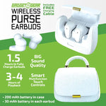Wireless Earbuds with Stylish Handbag Case - 6 Pieces Per Retail Ready Display 25124 GADGET GEAR