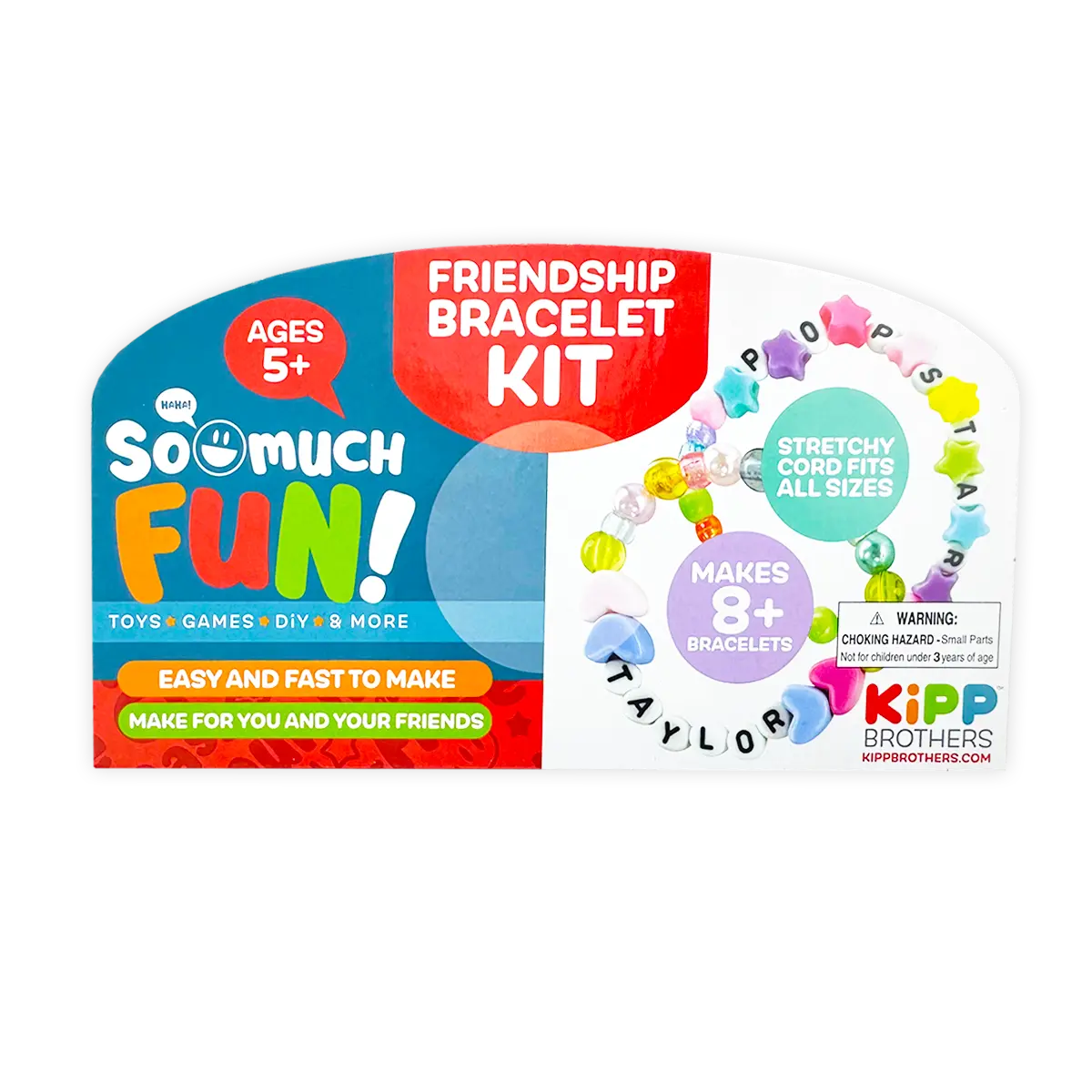 Friendship Bracelet Kit - 12 Pieces Per Retail Ready Display 25134 NOVELTY INC