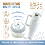 40 oz Insulated Stainless-Steel Cup with Rechargeable Speaker - 6 Pieces Per Retail Ready Display 25148 ROUGHNECK