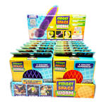 Fidget Space Worm Toy - 12 Pieces Per Retail Ready Display 25217 KIPP BROTHERS
