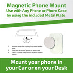 Car/Desk Magnetic Phone Mount - 6 Pieces Per Retail Ready Display 25233 GADGET GEAR