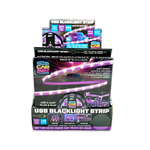 USB Blacklight Strip with Remote 11.5FT - 6 Pieces Per Retail Ready Display 25244 CAR VIBEZ
