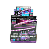 USB Blacklight Strip with Remote 11.5FT - 6 Pieces Per Retail Ready Display 25244 CAR VIBEZ