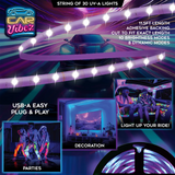 USB Blacklight Strip with Remote 11.5FT - 6 Pieces Per Retail Ready Display 25244 CAR VIBEZ