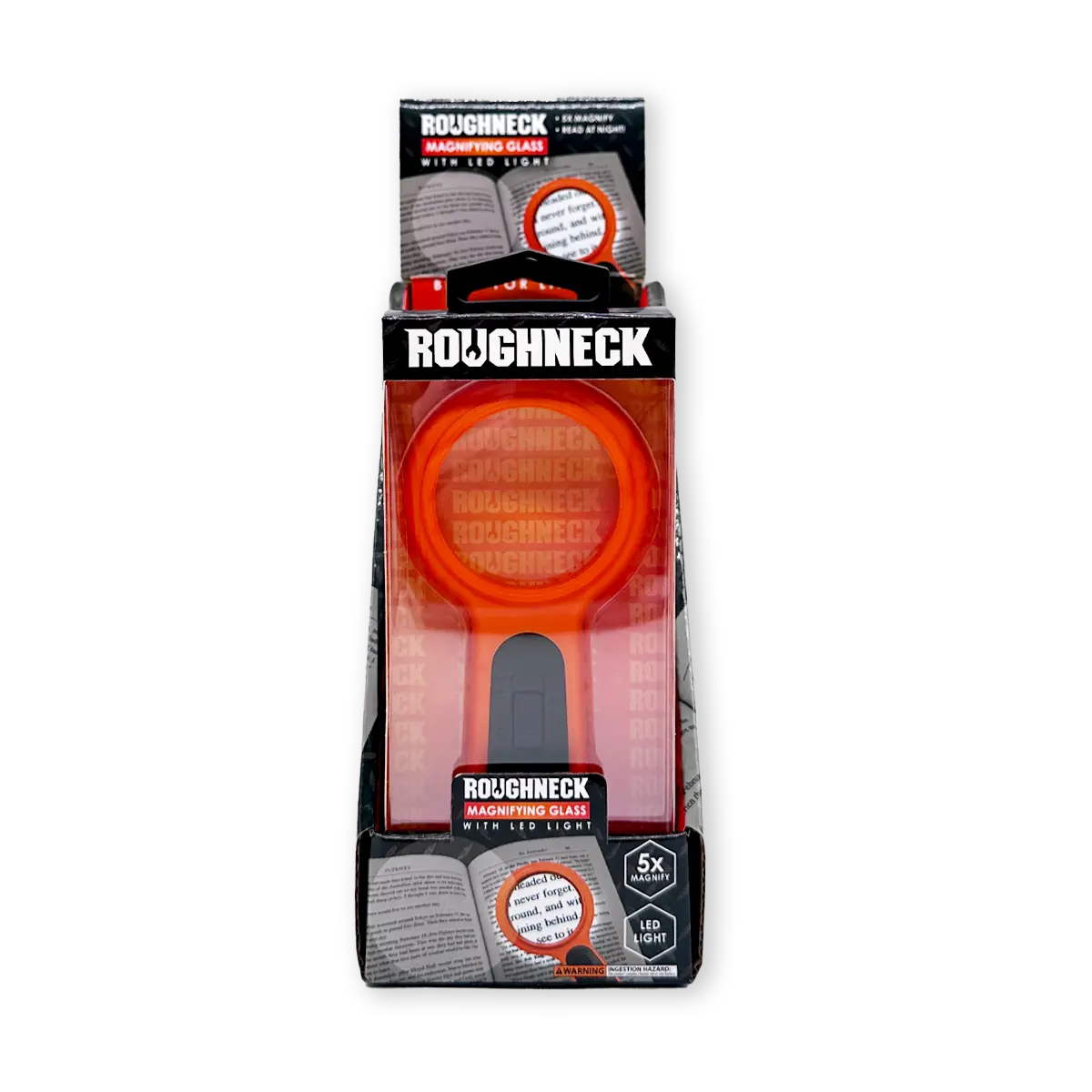 Roughneck Magnifying Glass with LED Light - 6 Pieces Per Retail Ready Display 25273 ROUGHNECK