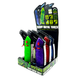XXL Torch Lighter With Transparent Handle - 6 Pieces Per Retail Ready Display 25277 SMOKEZILLA