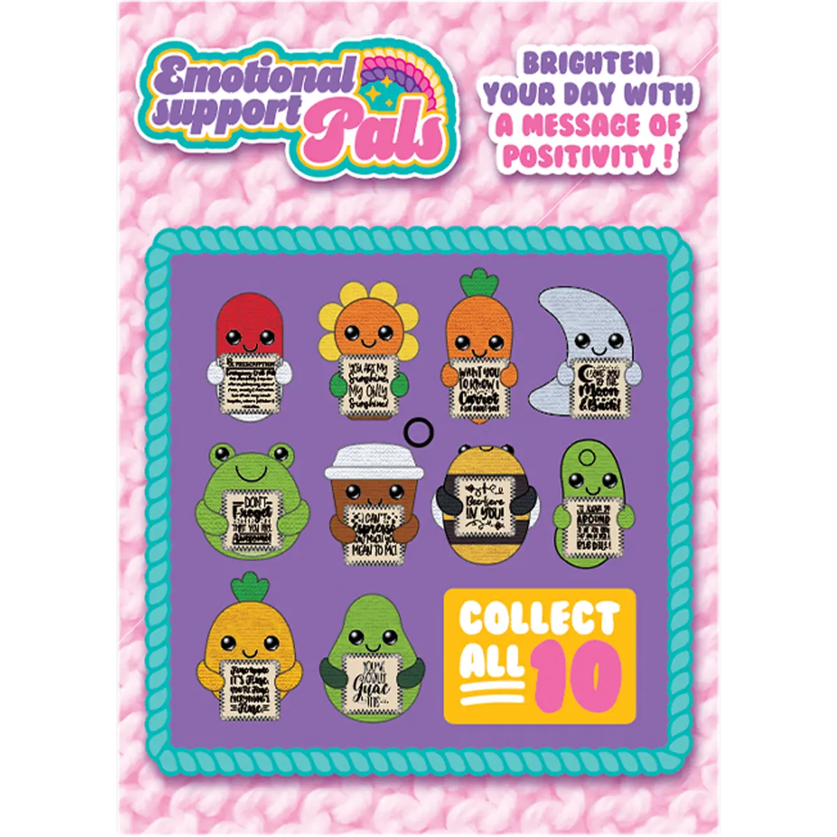 Emotional Support Keepsake Crochet Plush Pals - 12 Pieces Per Retail Ready Display 25287 KIPP BROTHERS