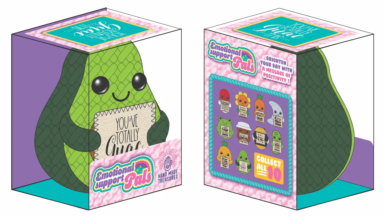 Emotional Support Keepsake Crochet Plush Pals - 12 Pieces Per Retail Ready Display 25287 KIPP BROTHERS