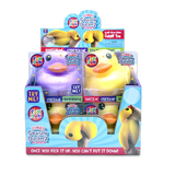 Fun Doh Jumbo Squishy Duckeez - 4 Pieces Per Retail Ready Display 25291 KIPP BROTHERS