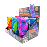 Roughneck Silicone Cup 16oz +Lid 6 Pieces Per Retail Ready Display 25292 ROUGHNECK