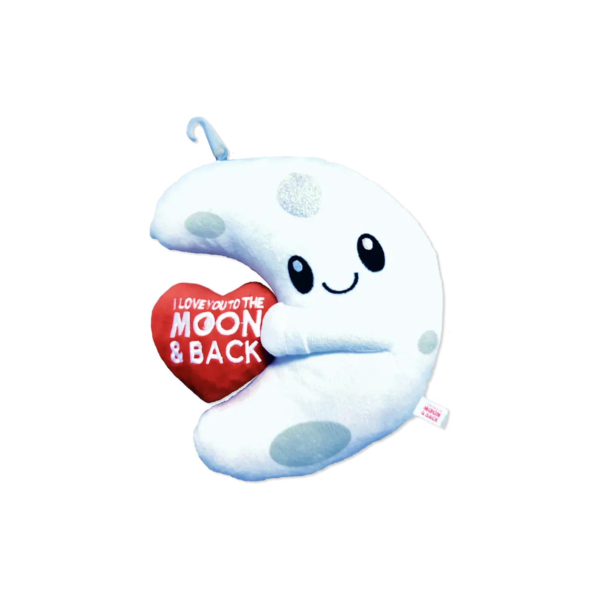 Moon and Back Plush with Merchandising Hang Strip - 6 Pieces Per Pack 25315 NOVELTY INC