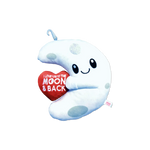 Moon and Back Plush with Merchandising Hang Strip - 6 Pieces Per Pack 25315 NOVELTY INC