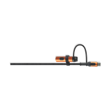 Multi-Tool Charging Cable Coil Lighter Flashlight Dual USB-C Ports with USB to USB-C - 6 Pieces Per Retail Ready Display 25317 ROUGHNECK