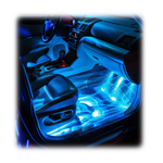 Blue Mood Car Lighting 4 Pack - 6 Pieces Per Retail Ready Display 25348 CAR VIBEZ