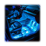 Blue Mood Car Lighting 4 Pack - 6 Pieces Per Retail Ready Display 25348 CAR VIBEZ
