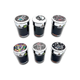 Glow In The Dark Lid Butt Bucket Ashtray with LED Light - 6 Per Retail Ready Display 25397 SMOKEZILLA