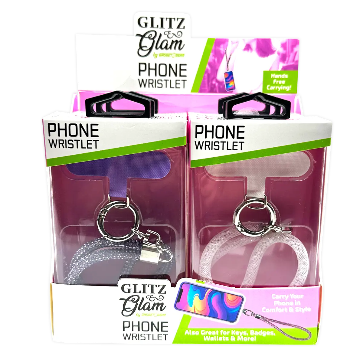 Phone Strap Wristlet - 6 Pieces Per Retail Ready Display 25400 GADGET GEAR