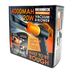 3-in-1 Rechargeable Vacuum Blower Pump 20 Watts - 4 Pieces Per Retail Ready Display 25403 ROUGHNECK