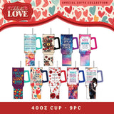 Valentine's Day Glass and Gift Assortment Floor Display - 57 Pieces Per Retail Ready Display 88574 KIPP BROTHERS