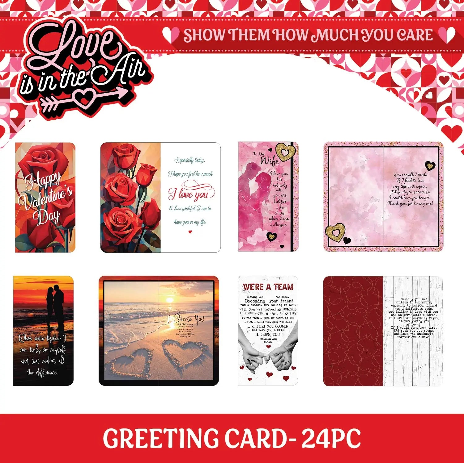 Valentine's Day Rose Plush and Gift Assortment Floor Display - 58 Pieces Per Retail Ready Display 88576 KIPP BROTHERS