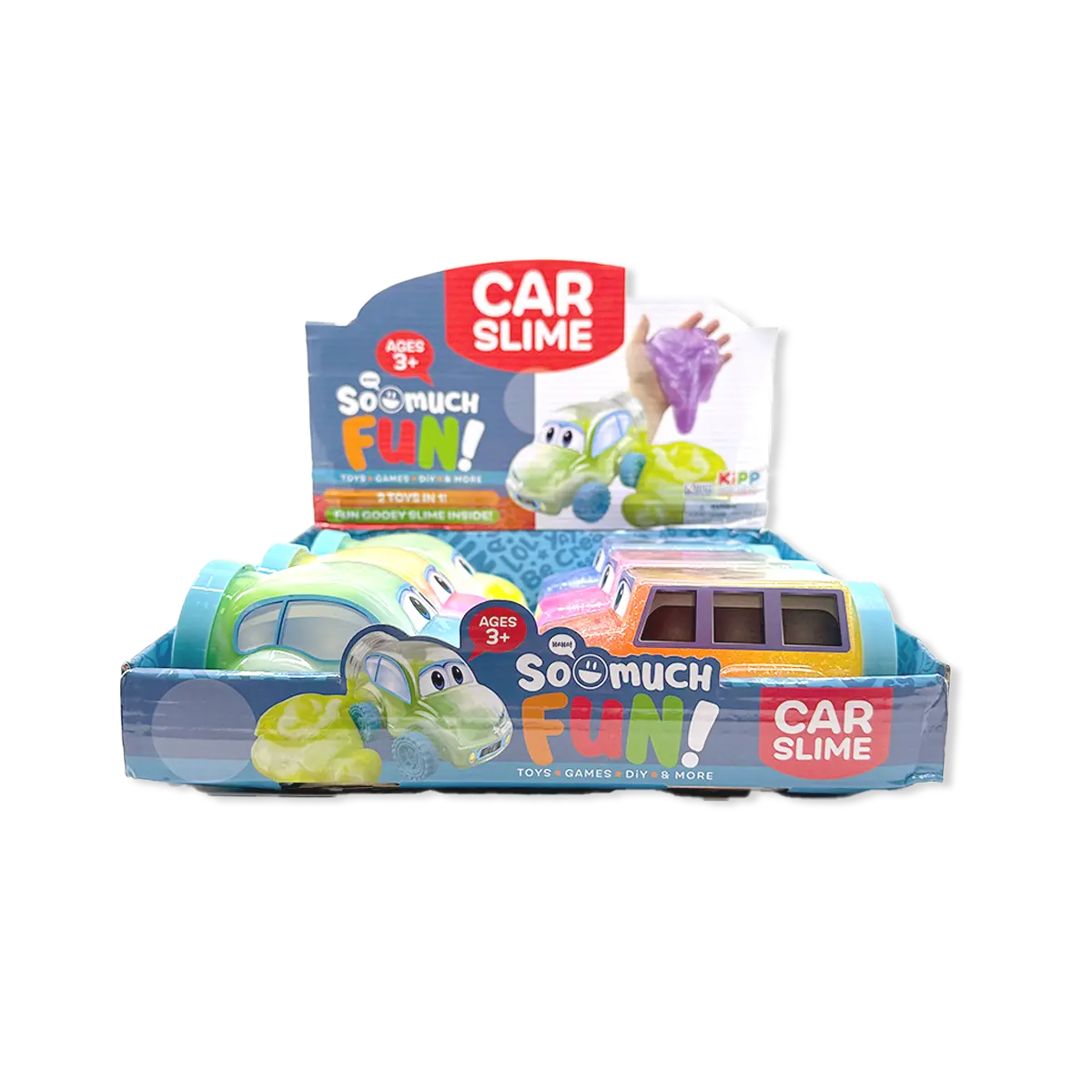Car Slime - 6 Pieces Per Retail Ready Display 25556 KIPP BROTHERS