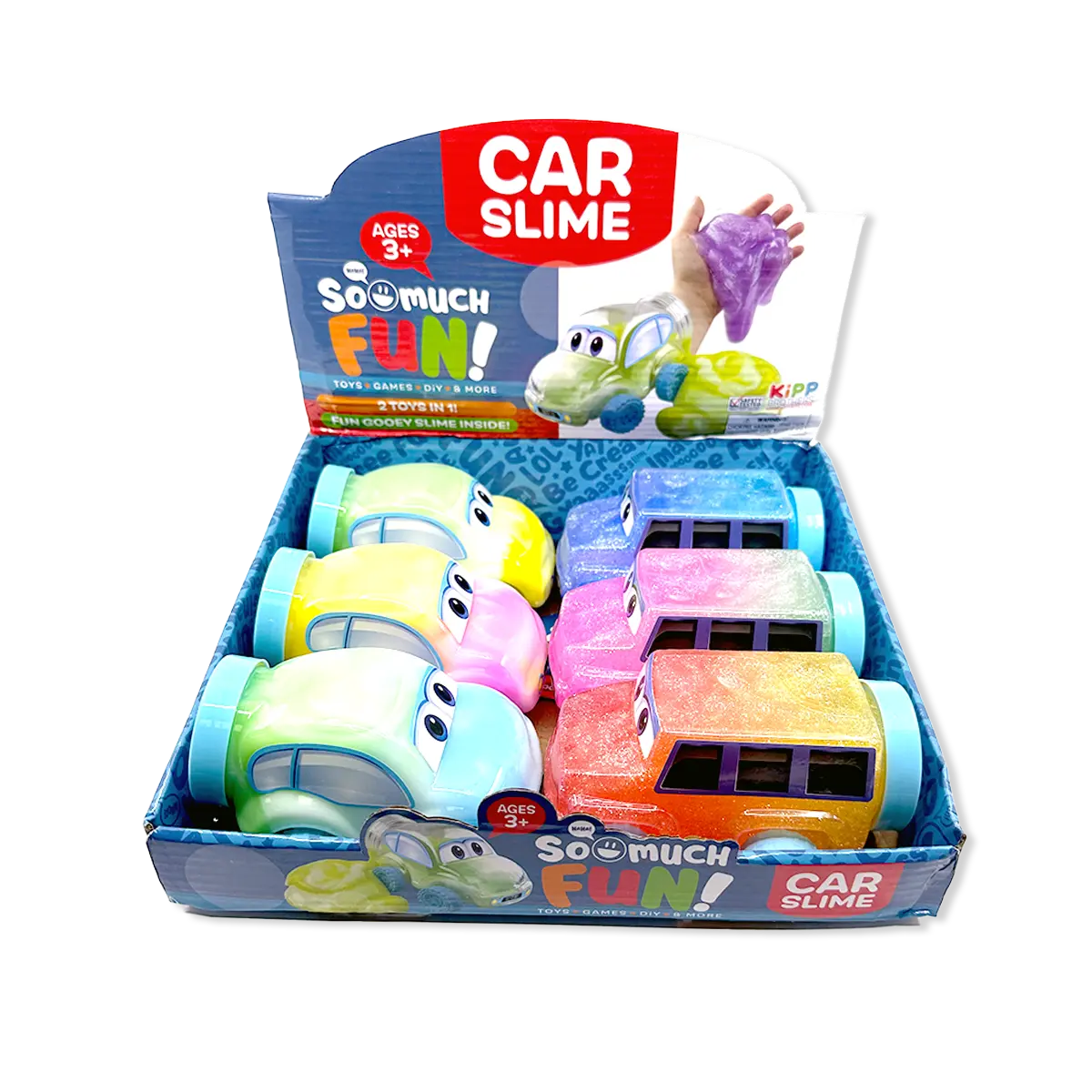 Car Slime - 6 Pieces Per Retail Ready Display 25556 KIPP BROTHERS