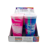 Silicone 22oz Super Cups - 6 Pieces Per Retail Ready Display 25605 ROUGHNECK