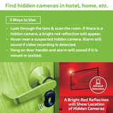 Camera Detector Door Alarm - 6 Pieces Per Retail Ready Display 25753 GADGET GEAR