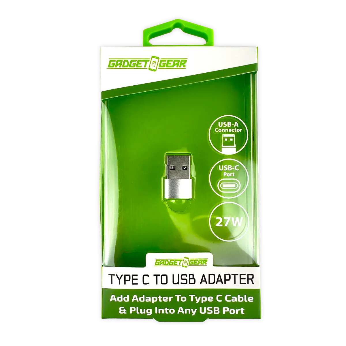 Charging Adapter USB-C to USB Converter - 6 Pieces Per Retail Ready Display 25786 GADGET GEAR