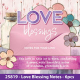 Love Blessing notes - 6 Pieces Per Retail Ready Display 25819 KIPP BROTHERS