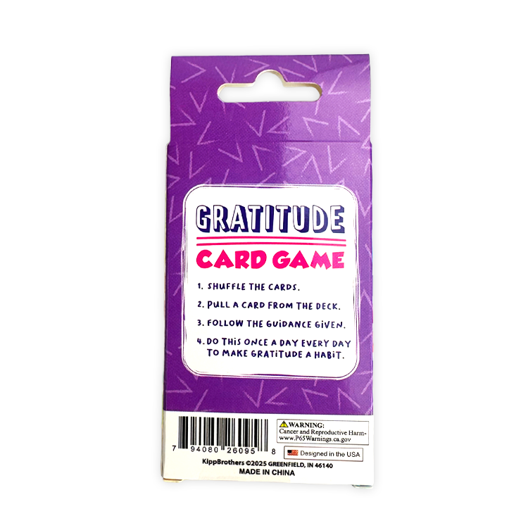 Gratitude Playing Cards - 12 Pieces Per Retail Ready Display 26095 KIPP BROTHERS