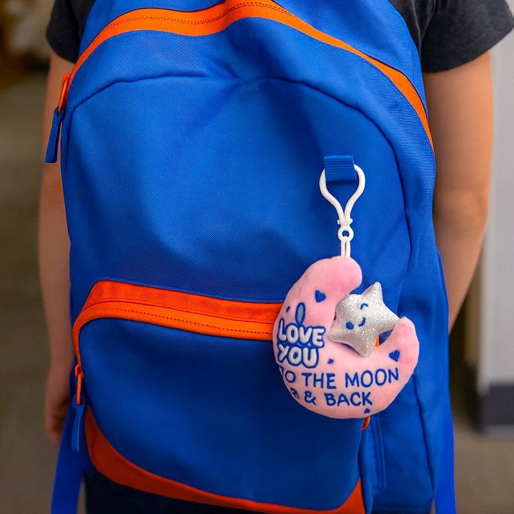 Moon Plush Keychain - 6 Pieces Per Retail Ready Display 26147 NOVELTY INC