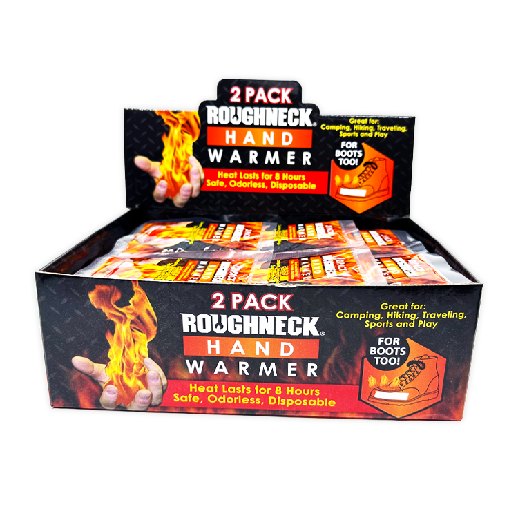 Hand Warmer 2 Packs - 24 Pieces Per Retail Ready Display 26175 ROUGHNECK