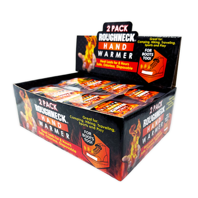 Hand Warmer 2 Packs - 24 Pieces Per Retail Ready Display 26175 ROUGHNECK