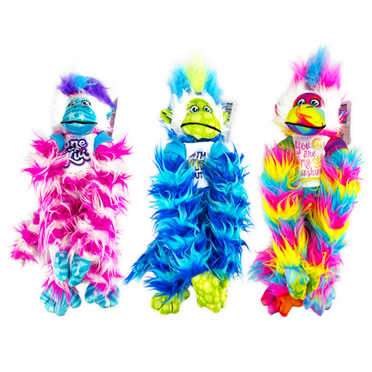 Mohawk Monkey with Merchandising Hang Strip - 6 Pieces Per Pack 26184 KIPP BROTHERS